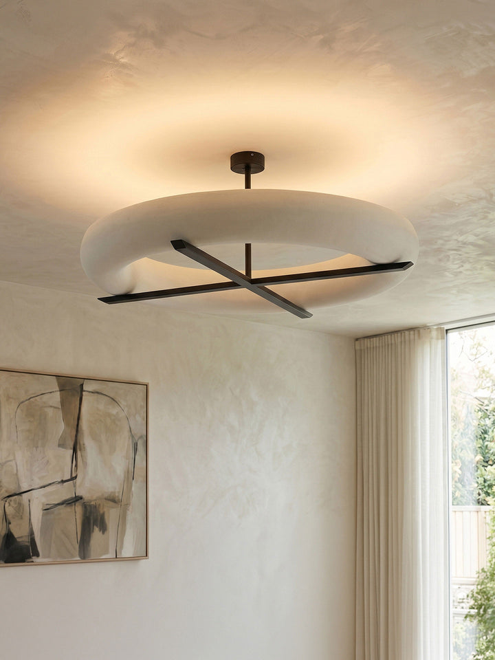 Noveris Geometric Flush Mount Chandelier