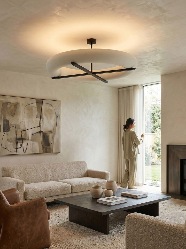 Noveris Geometric Flush Mount Chandelier