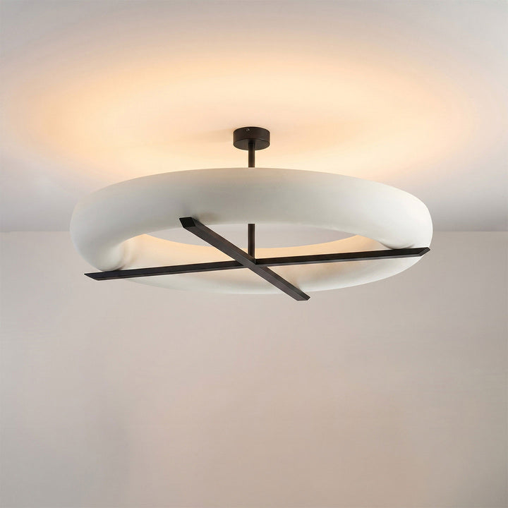 Noveris Geometric Flush Mount Chandelier