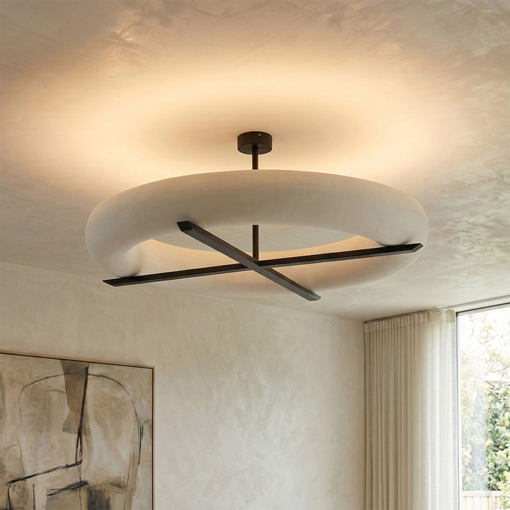 Noveris Geometric Flush Mount Chandelier