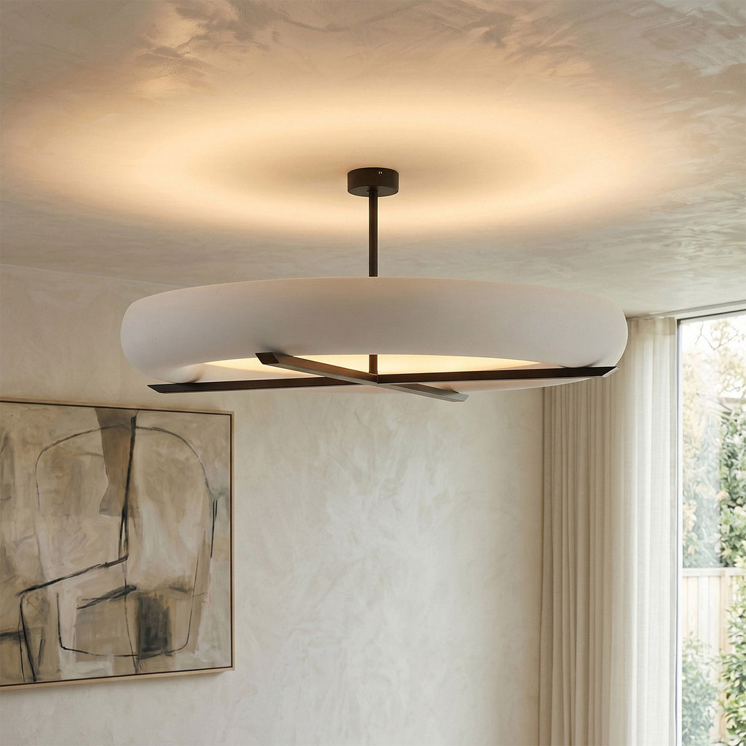 Noveris Geometric Flush Mount Chandelier