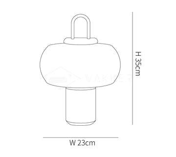Nox Table Lamp — Dimension drawings 1