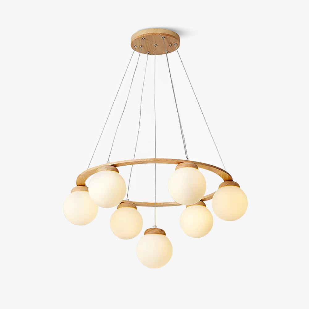 Nuura Miira Wood Chandelier - Vakkerlight