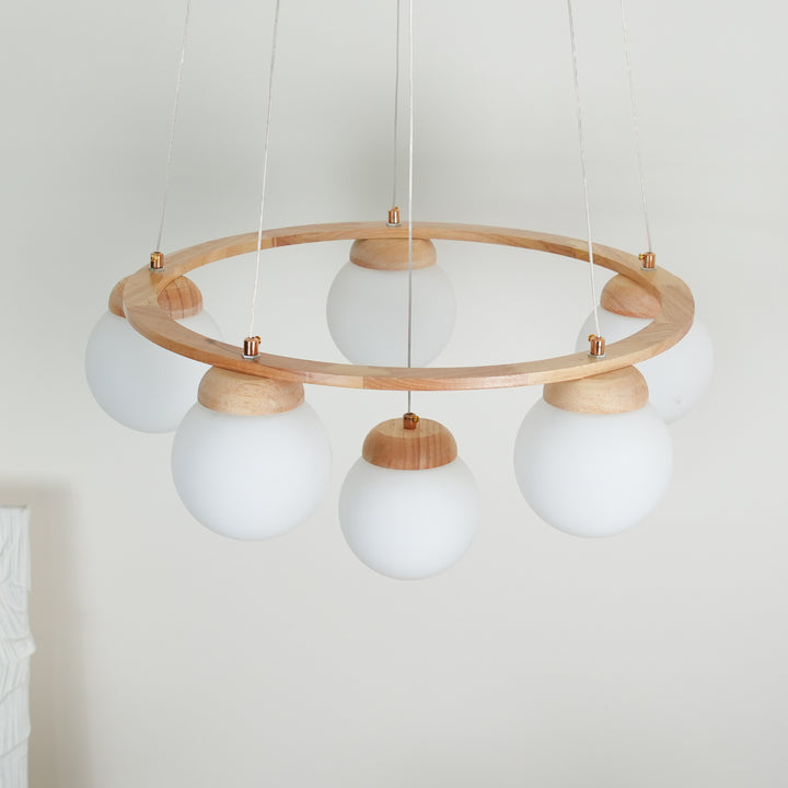 Miira Wood Chandelier