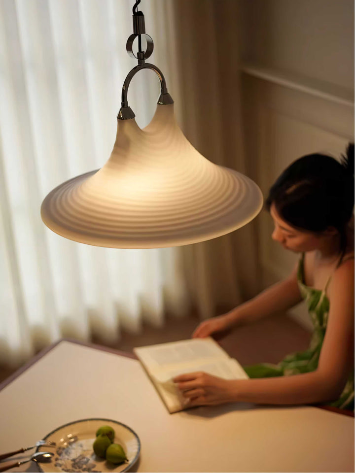 Solari Swirl Glass Pendant Light - Vakkerlight