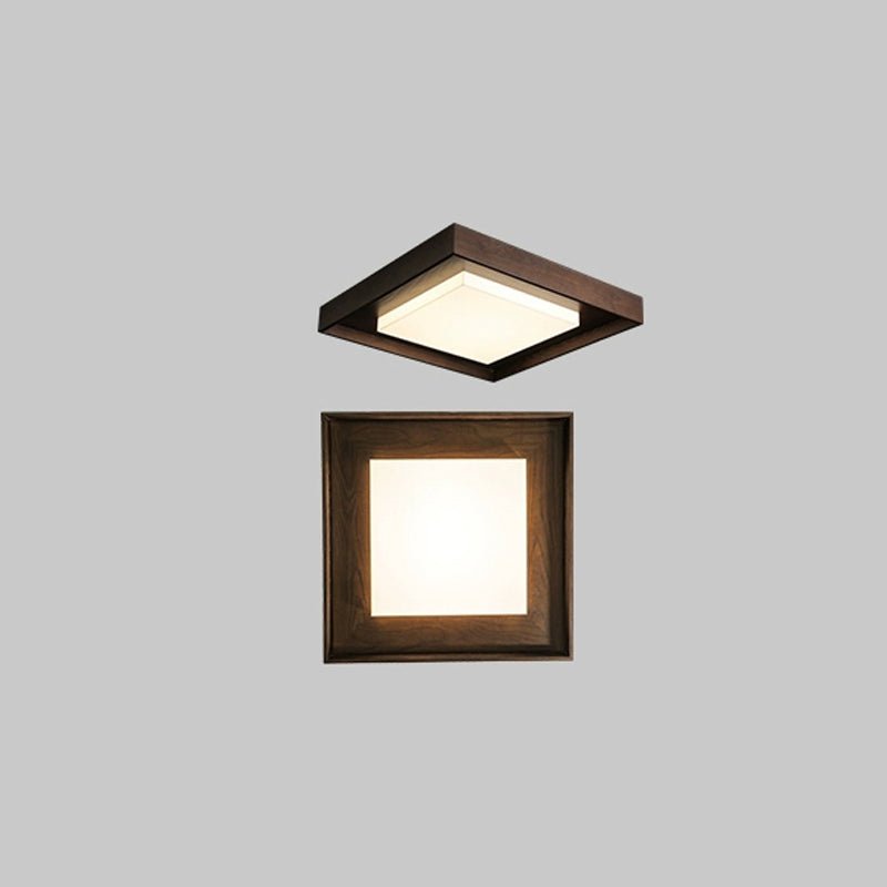 Kurin Wood Frame Ceiling Light - Vakkerlight