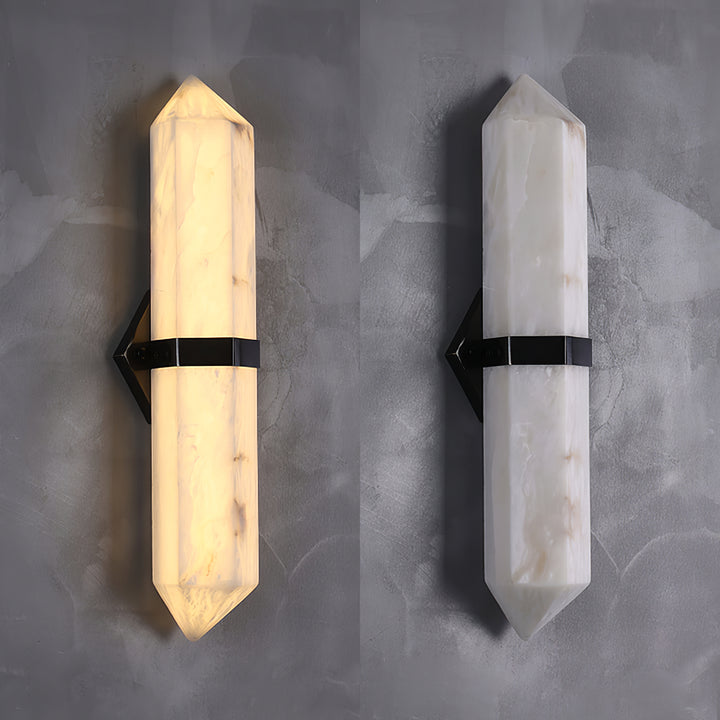 Alabaster Obelisk Wall Sconce - Vakkerlight