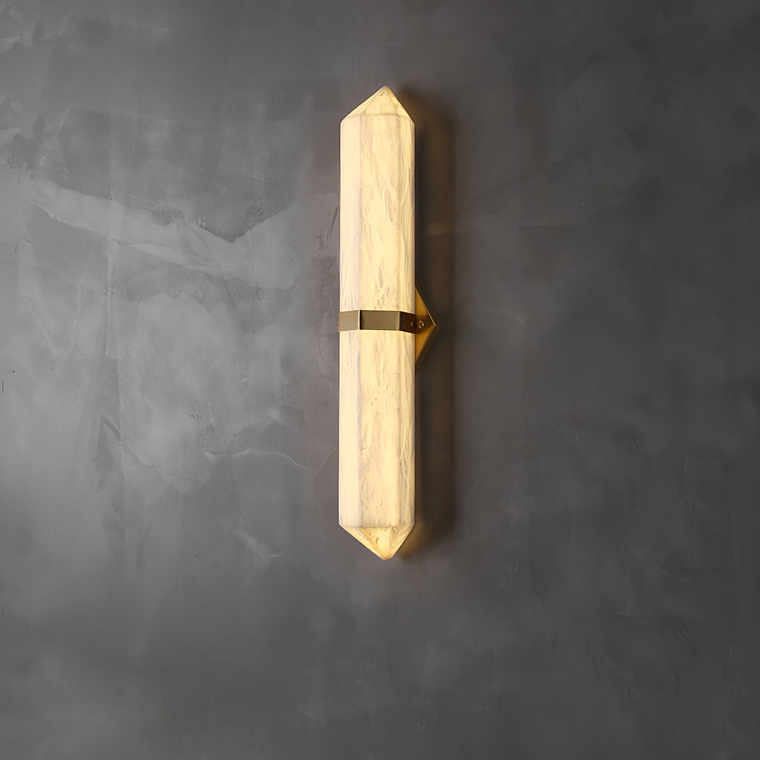Alabaster Obelisk Wall Sconce - Vakkerlight
