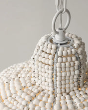 Obispo Wood Beads Pendant Lamp
