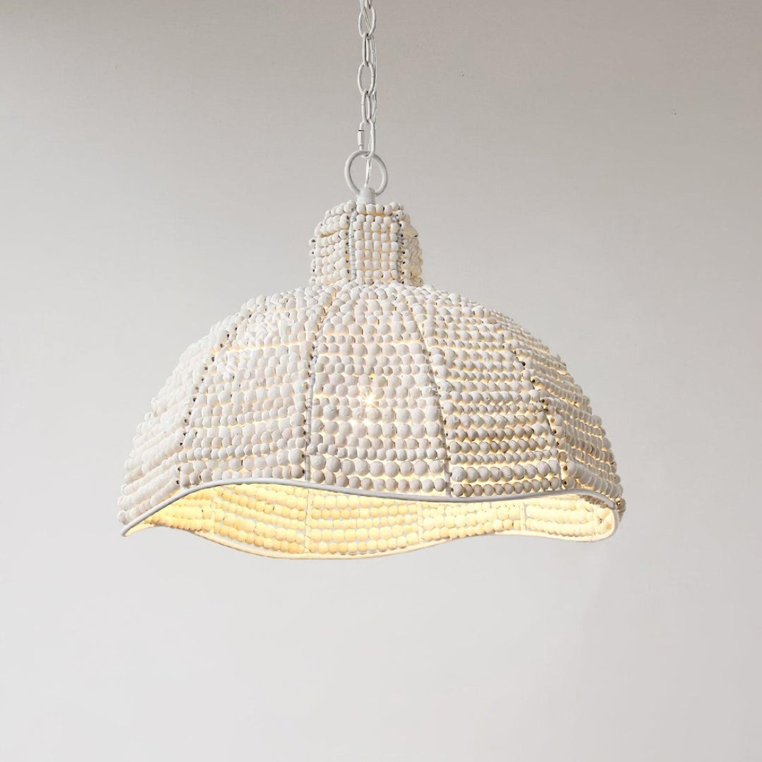 Obispo Wood Beads Pendant Lamp - Vakkerlight