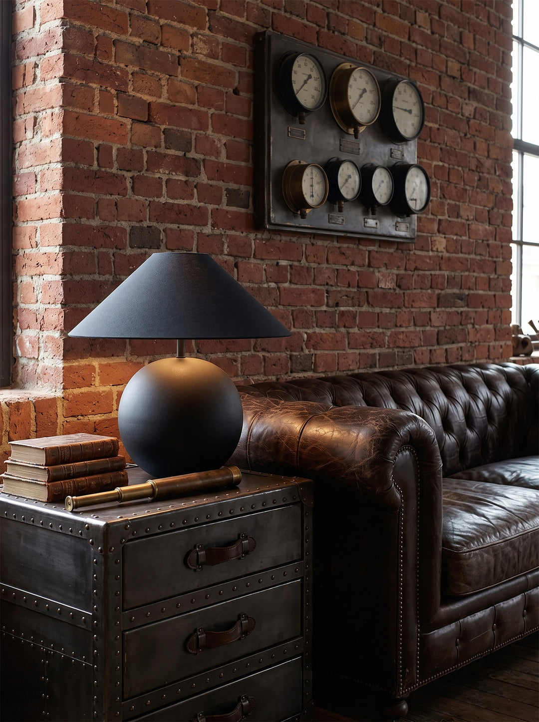 Obsidian Sphere Table Lamp - Vakkerlight