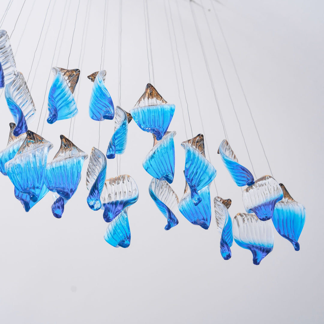 Ocean Drift Blown Glass Customize Chandelier - Vakkerlight