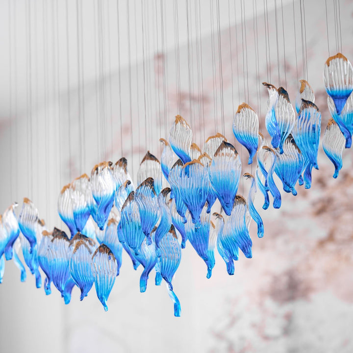 Ocean Drift Blown Glass Customize Chandelier - Vakkerlight