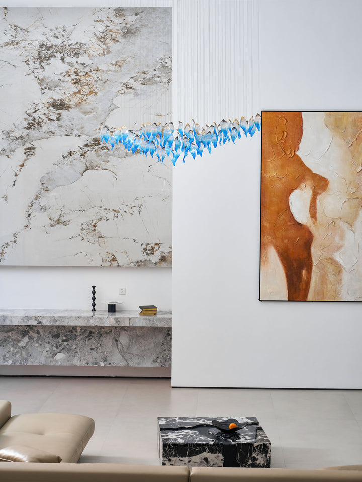 Ocean Drift Blown Glass Customize Chandelier - Vakkerlight