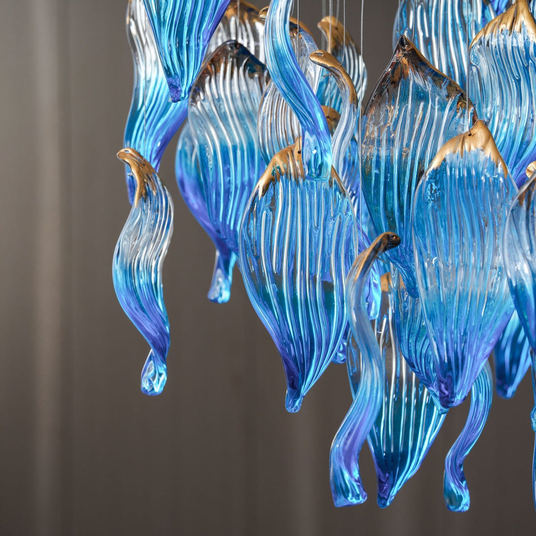 Ocean Drift Blown Glass Customize Chandelier - Vakkerlight