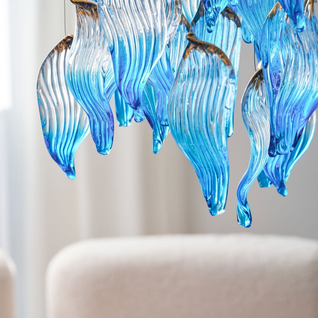 Ocean Drift Blown Glass Customize Chandelier - Vakkerlight