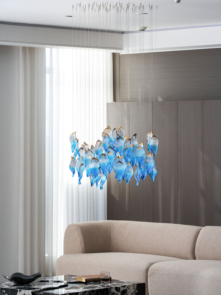 Ocean Drift Blown Glass Customize Chandelier - Vakkerlight