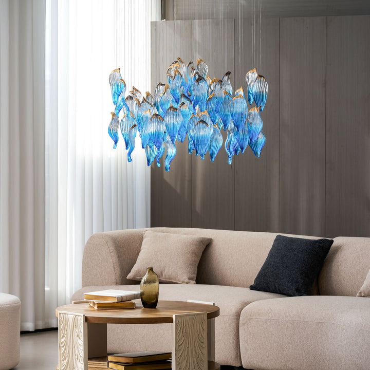 Ocean Drift Blown Glass Customize Chandelier - Vakkerlight