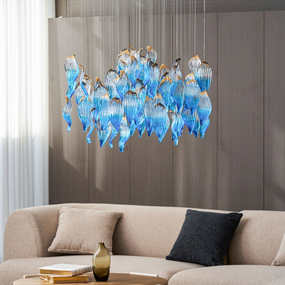 Ocean Drift Blown Glass Customize Chandelier - Vakkerlight