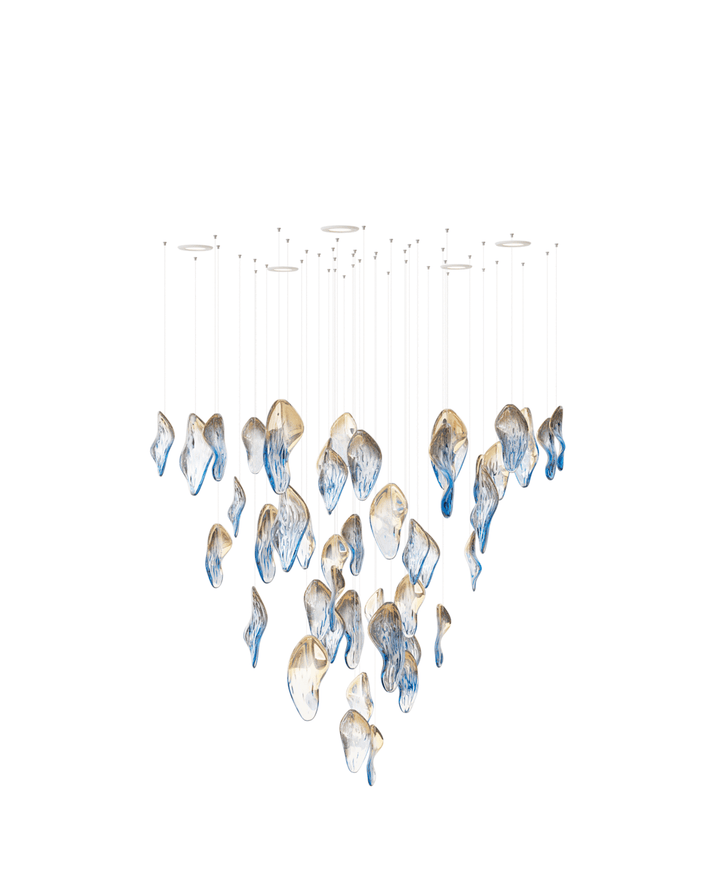 Ocean Drift Blown Glass Customize Chandelier - Vakkerlight