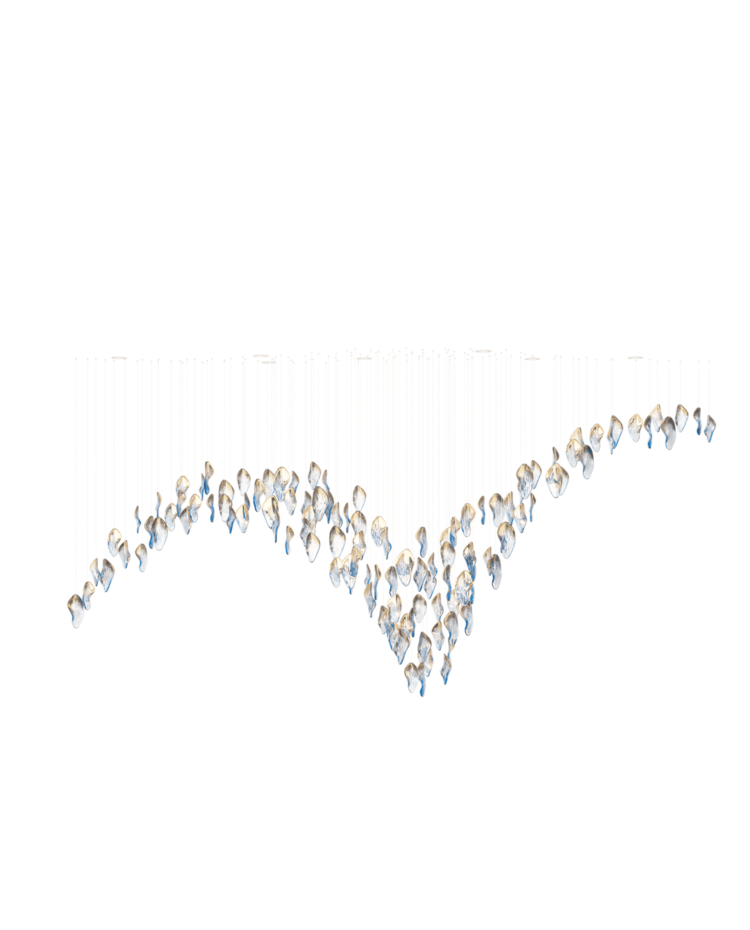 Ocean Drift Blown Glass Customize Chandelier - Vakkerlight