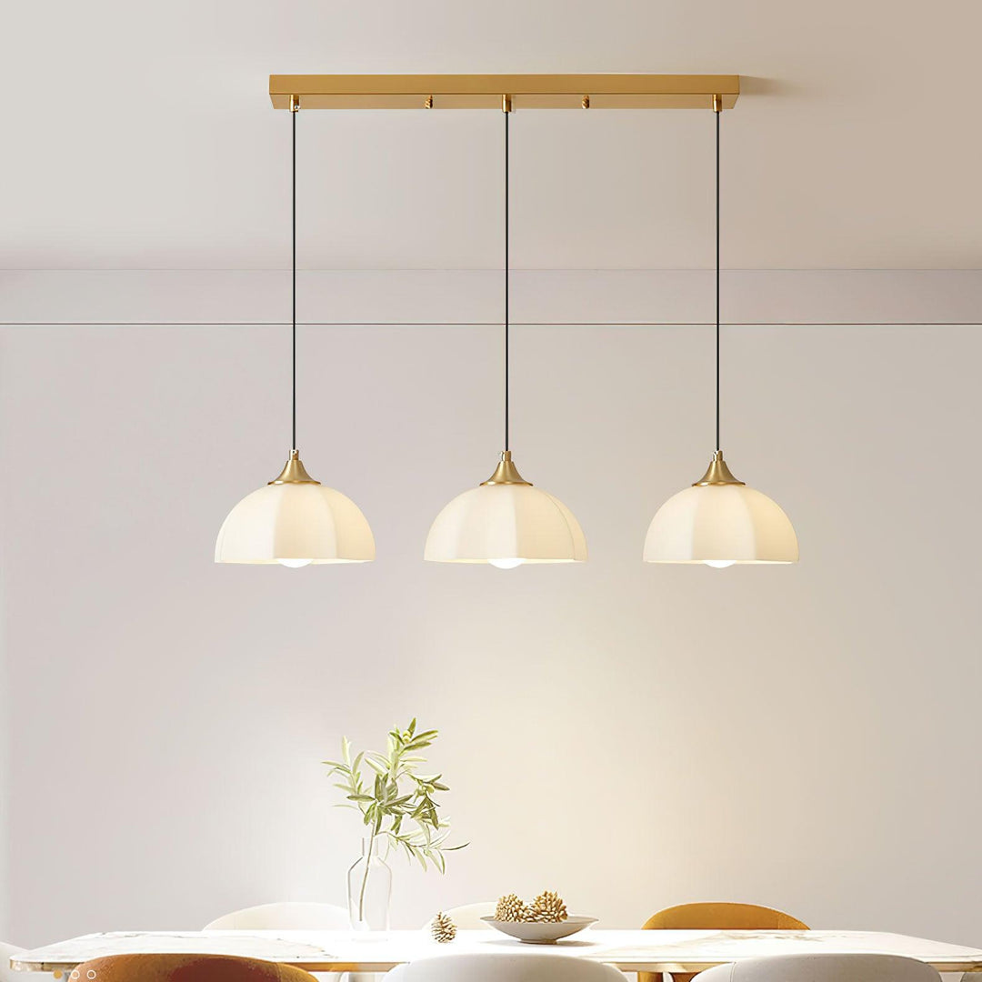 Octagonal Glass Bowl Chandelier - Vakkerlight