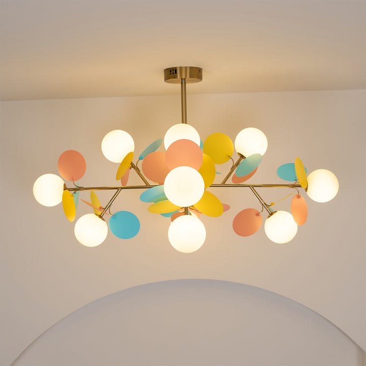 Off White Tree Chandelier - Vakkerlight