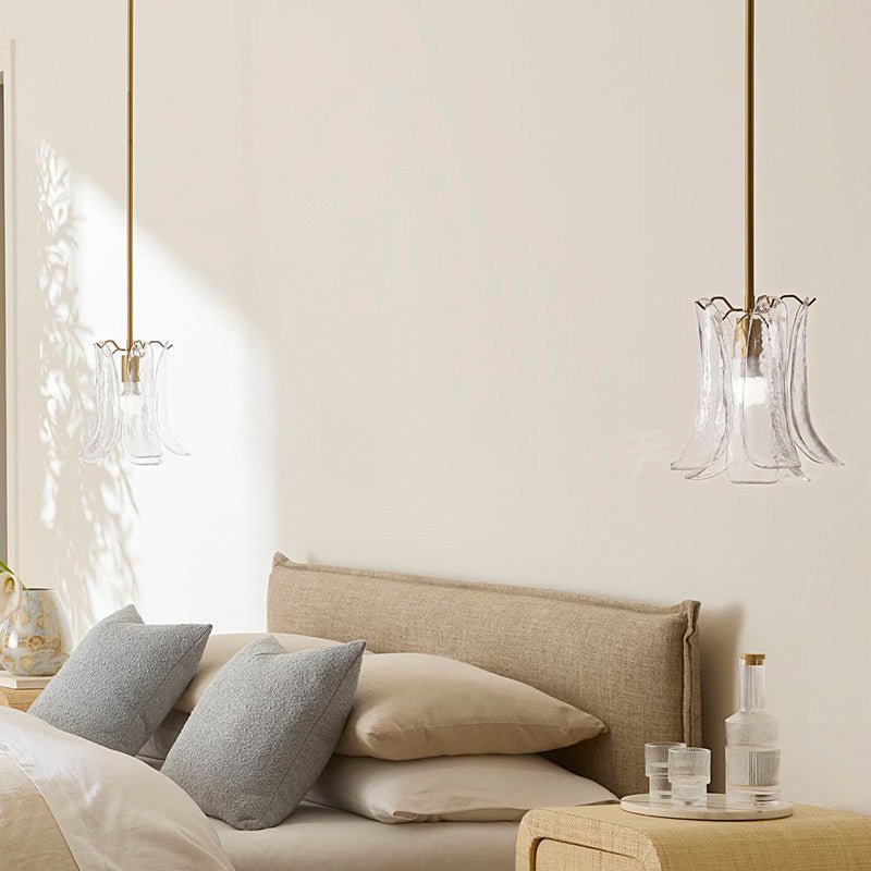 Olive Petal Glass Pendant Lamp - Vakkerlight