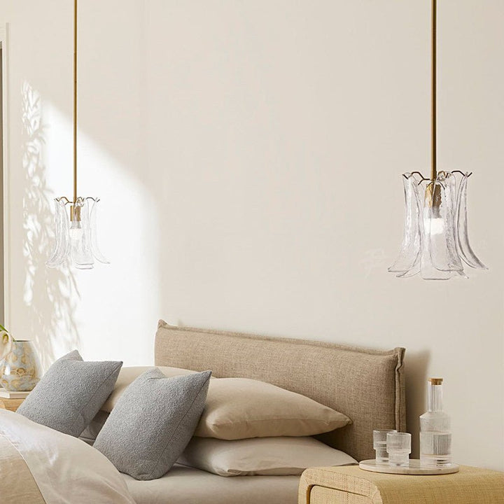Olive Petal Glass Pendant Lamp - Vakkerlight