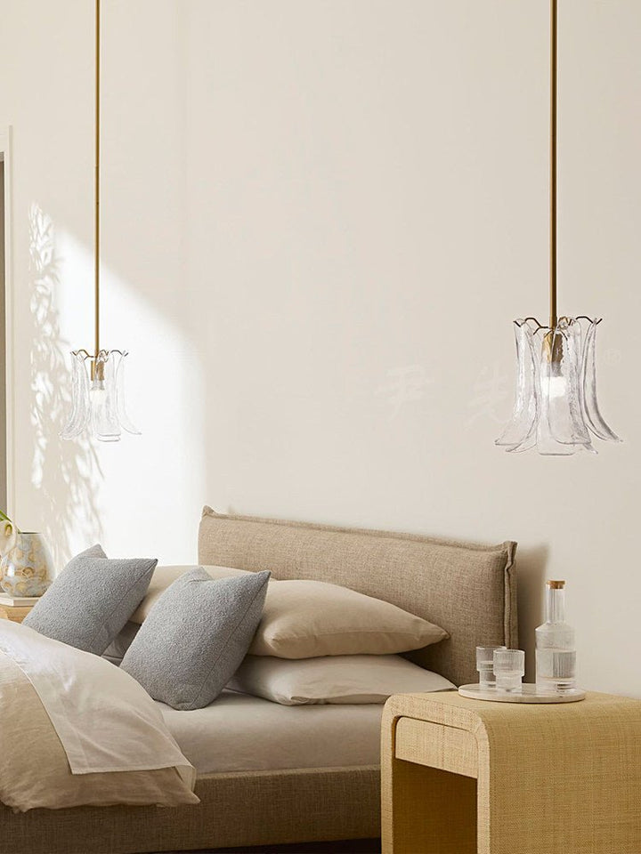 Olive Petal Glass Pendant Lamp - Vakkerlight