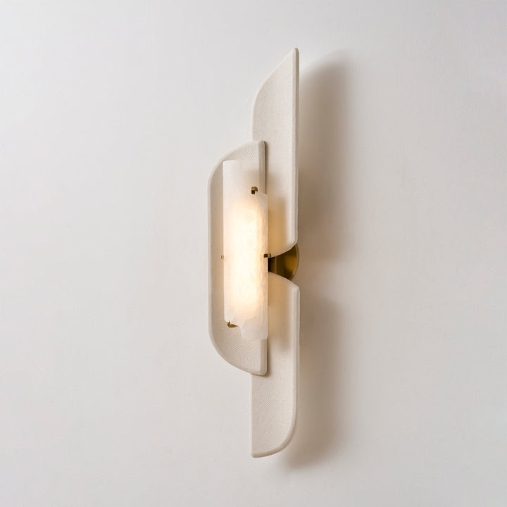 Aplique de Pared en Alabastro Esculpido