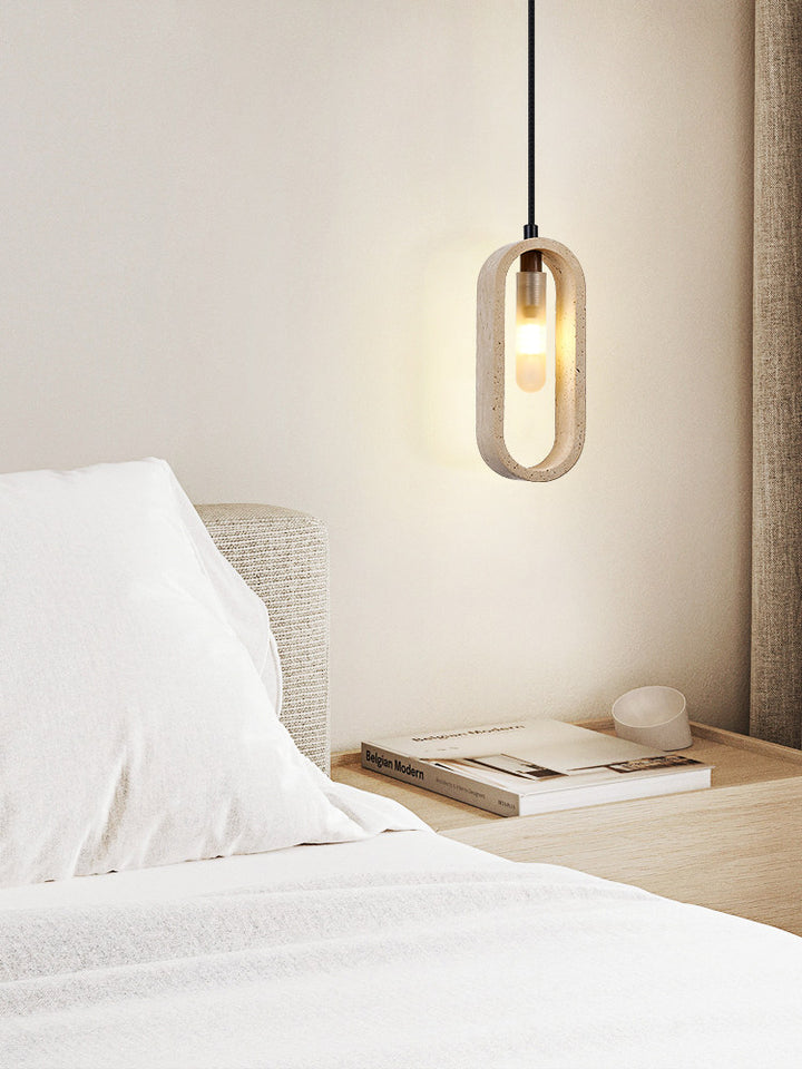 Onda Travertine Pendant Light
