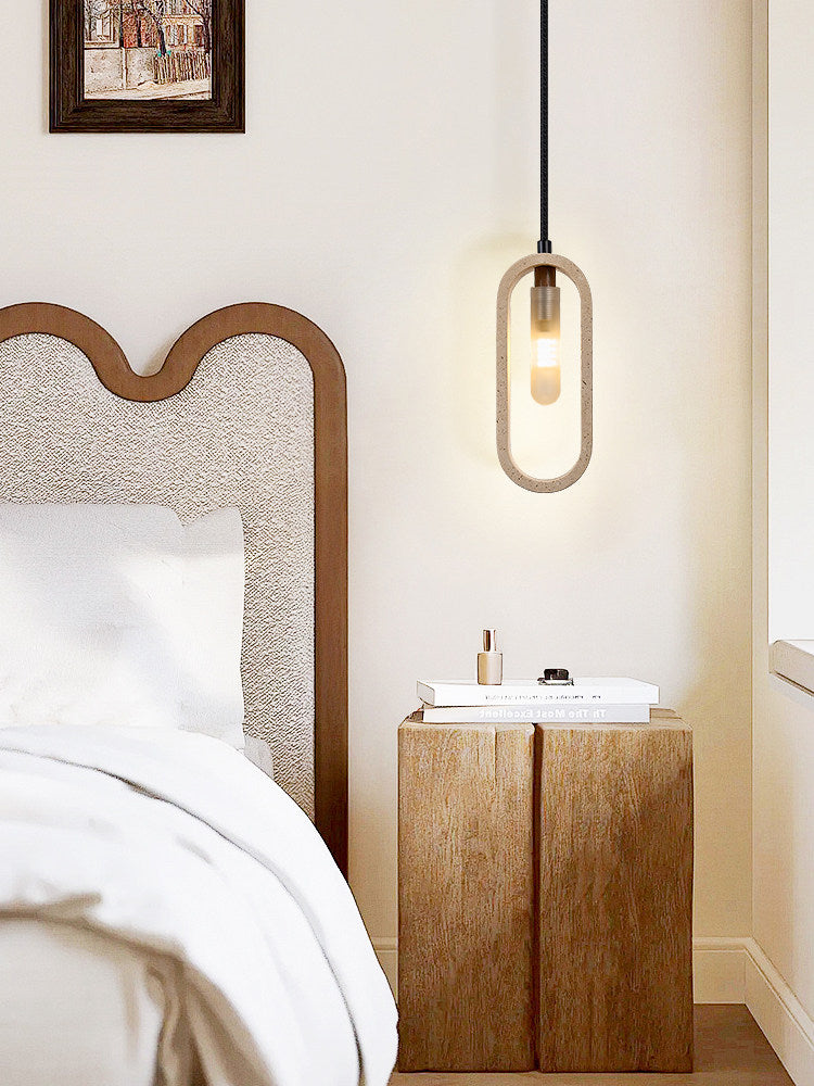 Onda Travertine Pendant Light