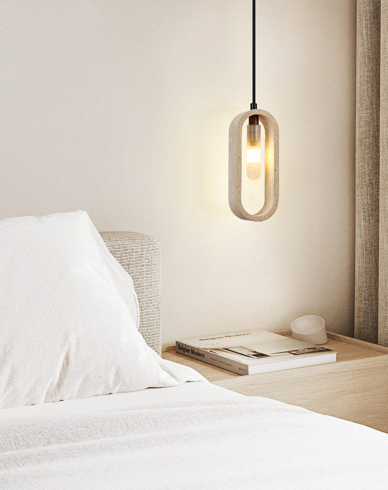 Onda Travertine Pendant Light