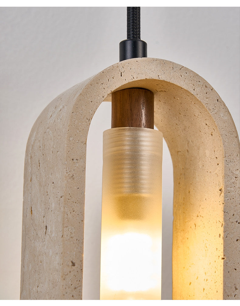 Onda Travertine Pendant Light