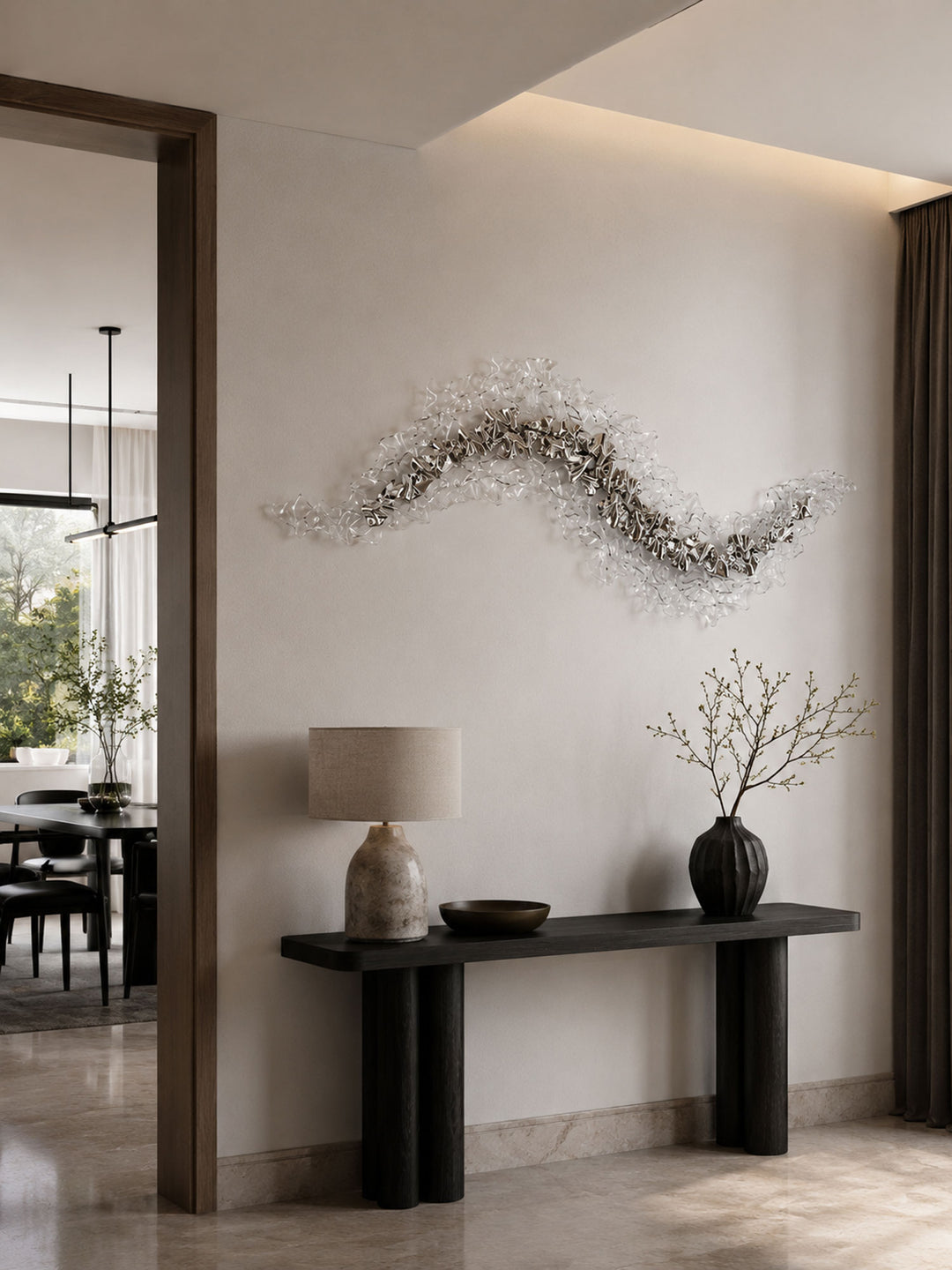 Ondelle Glass Wall Art - Vakkerlight