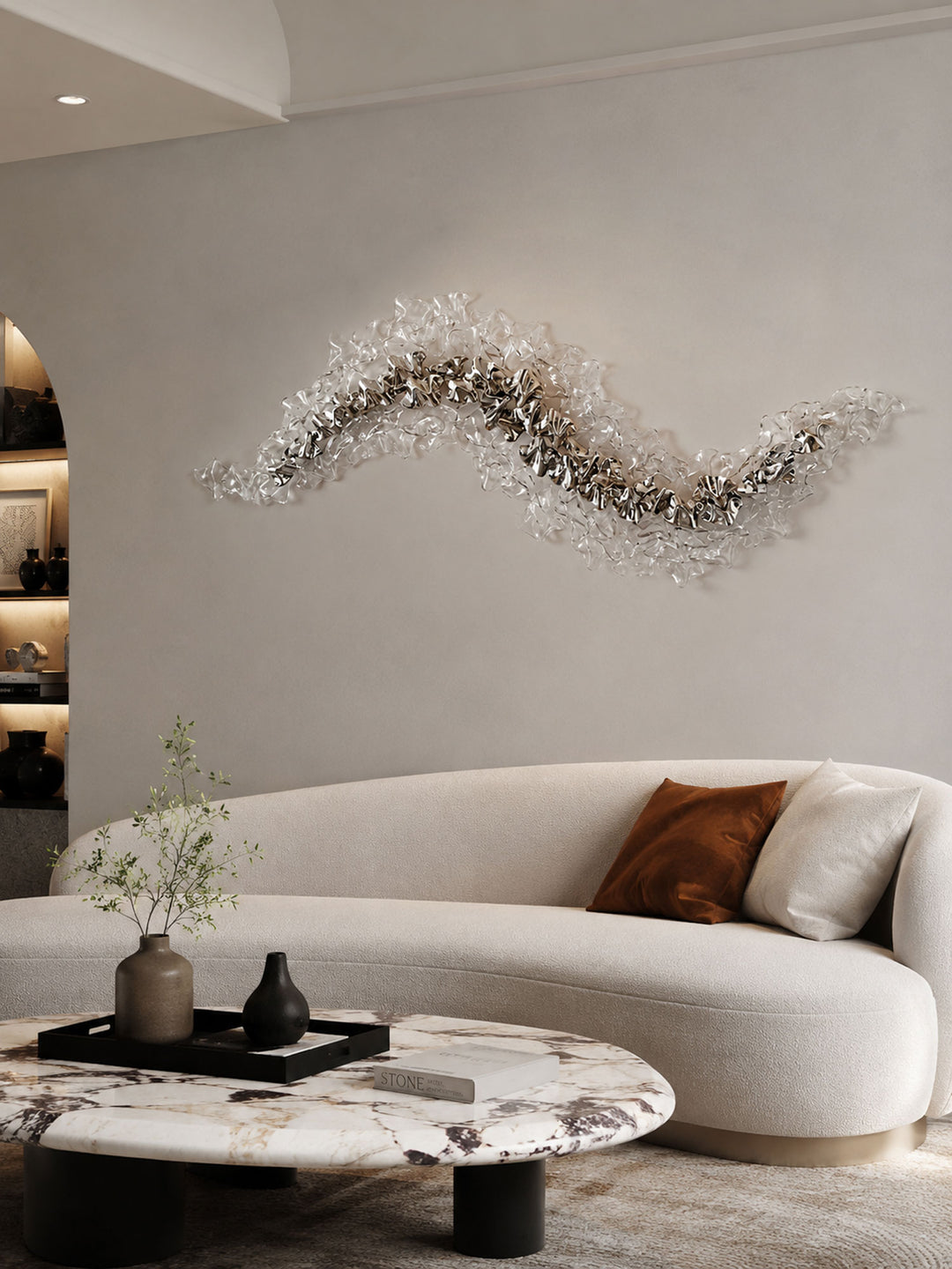 Ondelle Glass Wall Art - Vakkerlight
