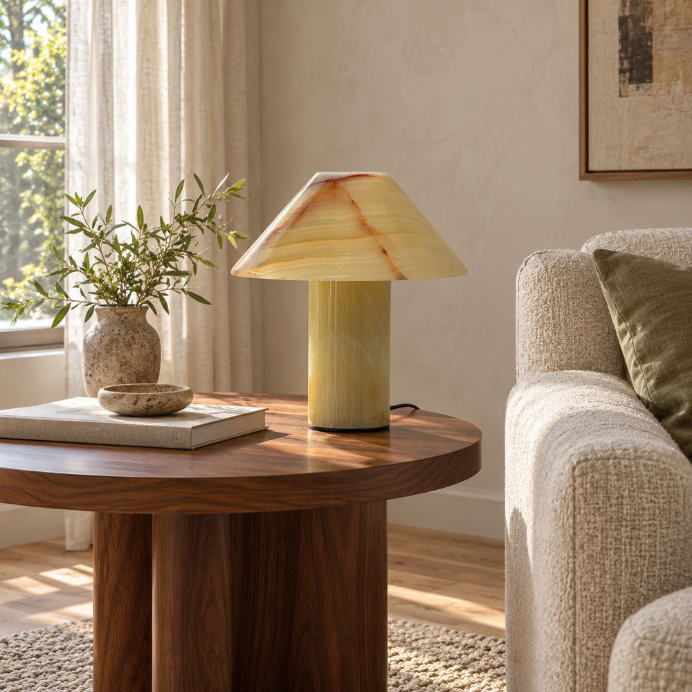 Onyx Cone Table Lamp – detail 2