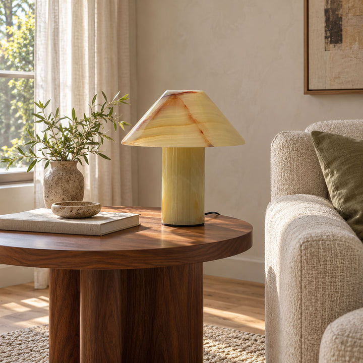 Onyx Cone Table Lamp – detail 2