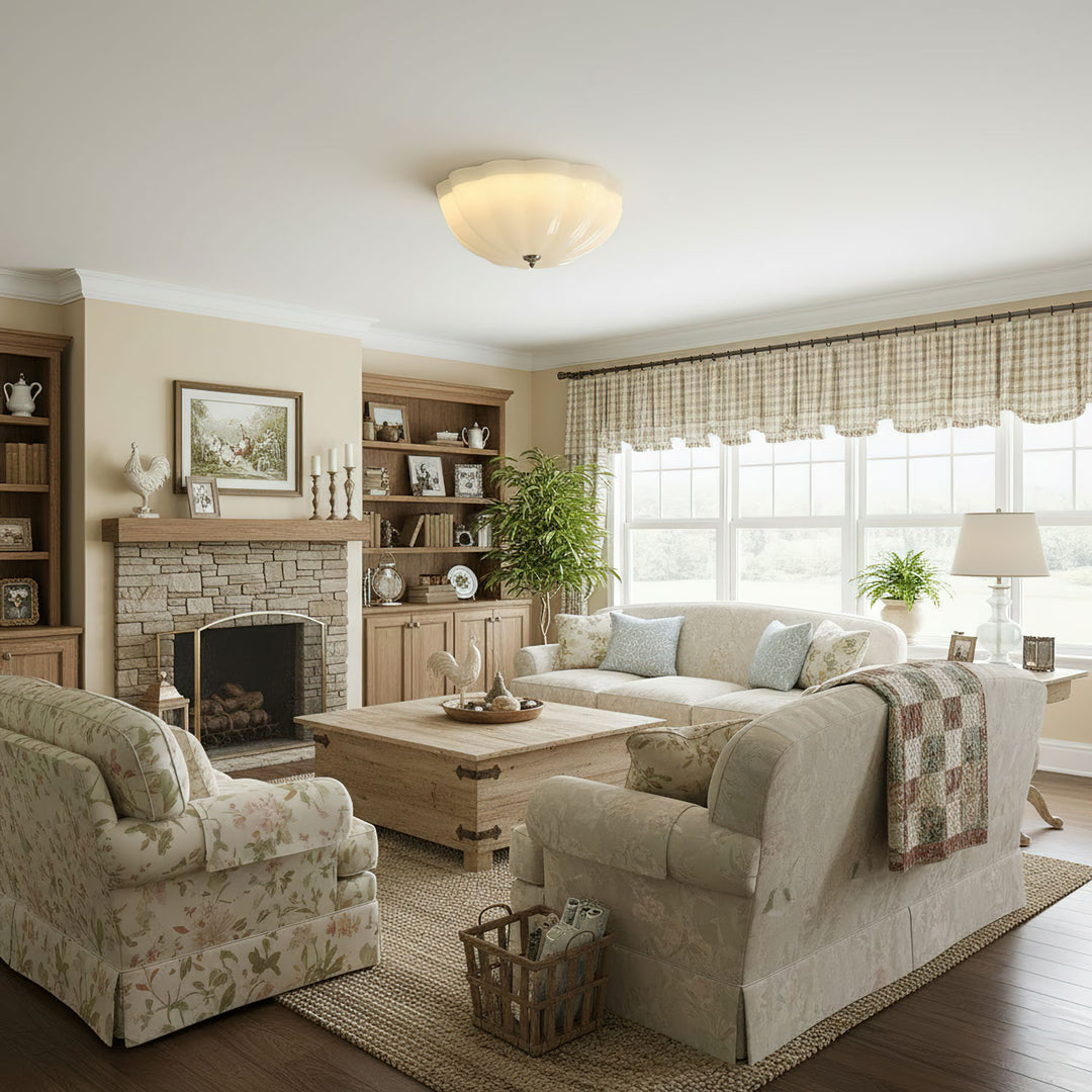 Opal Shell Ceiling Lamp - Vakkerlight