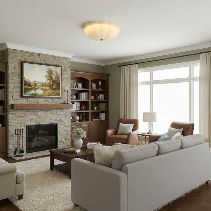 Opal Shell Ceiling Lamp - Vakkerlight