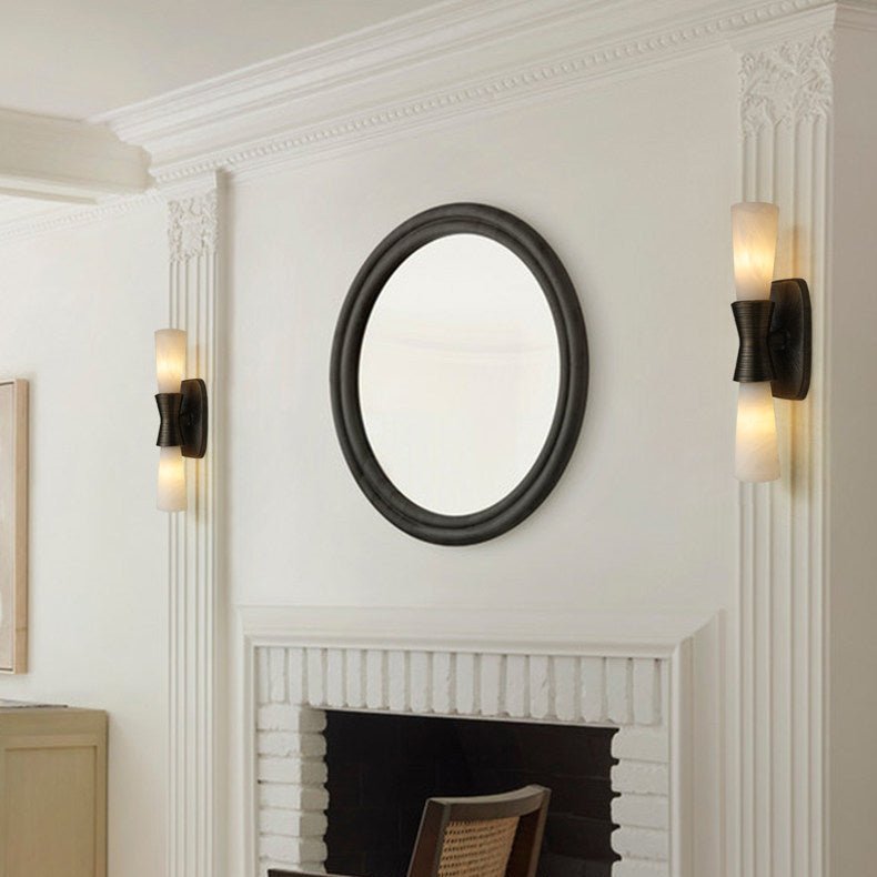 Opal Alabaster Twist Wall Sconce - Vakkerlight