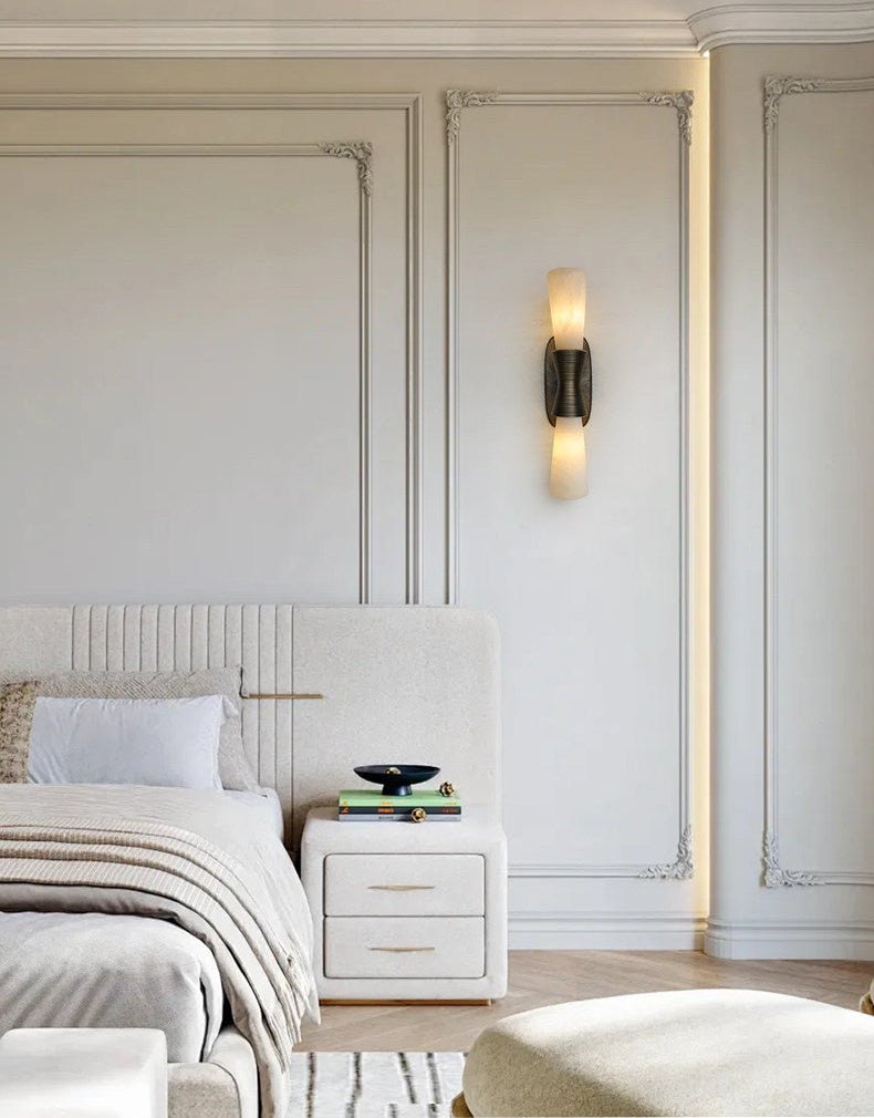 Opal Alabaster Twist Wall Sconce - Vakkerlight