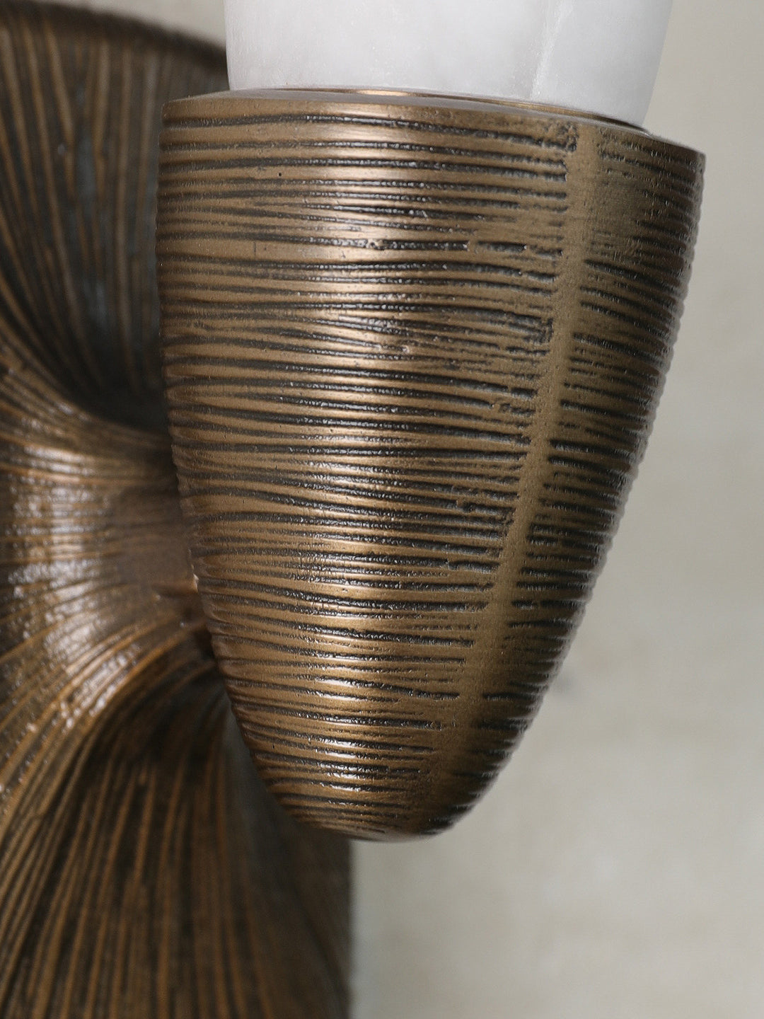 Opal Alabaster Twist Wall Sconce - Vakkerlight