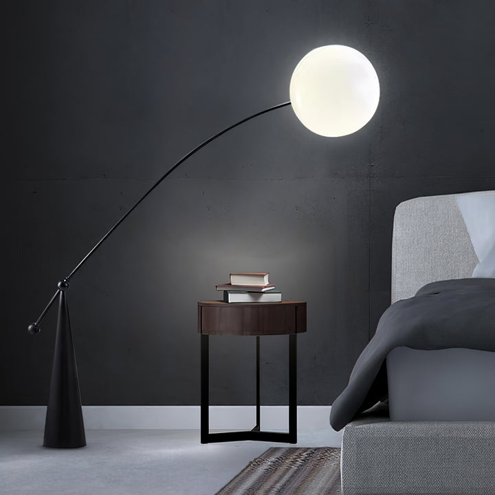 Opal Arc Floor Lamp - Vakkerlight