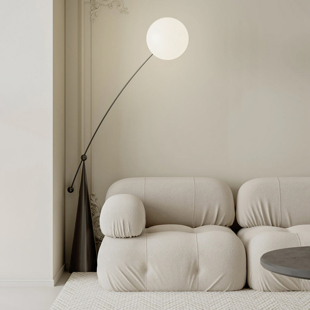 Opal Arc Floor Lamp - Vakkerlight