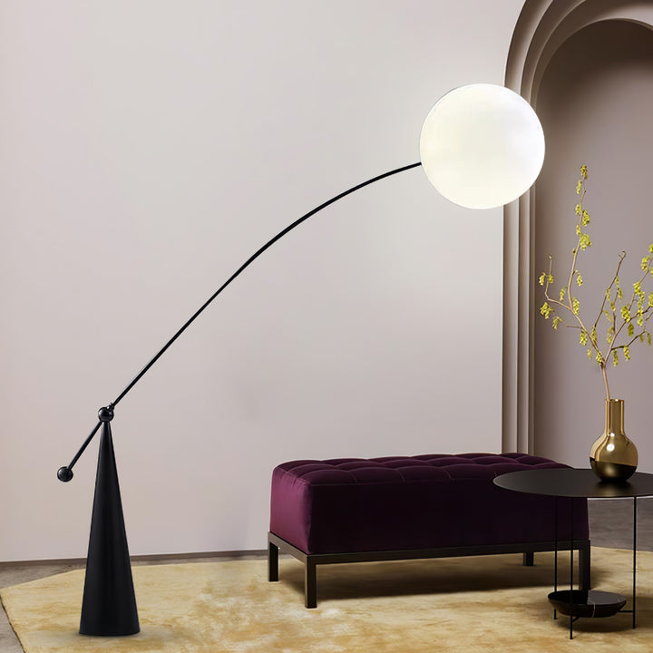 Opal Arc Floor Lamp - Vakkerlight