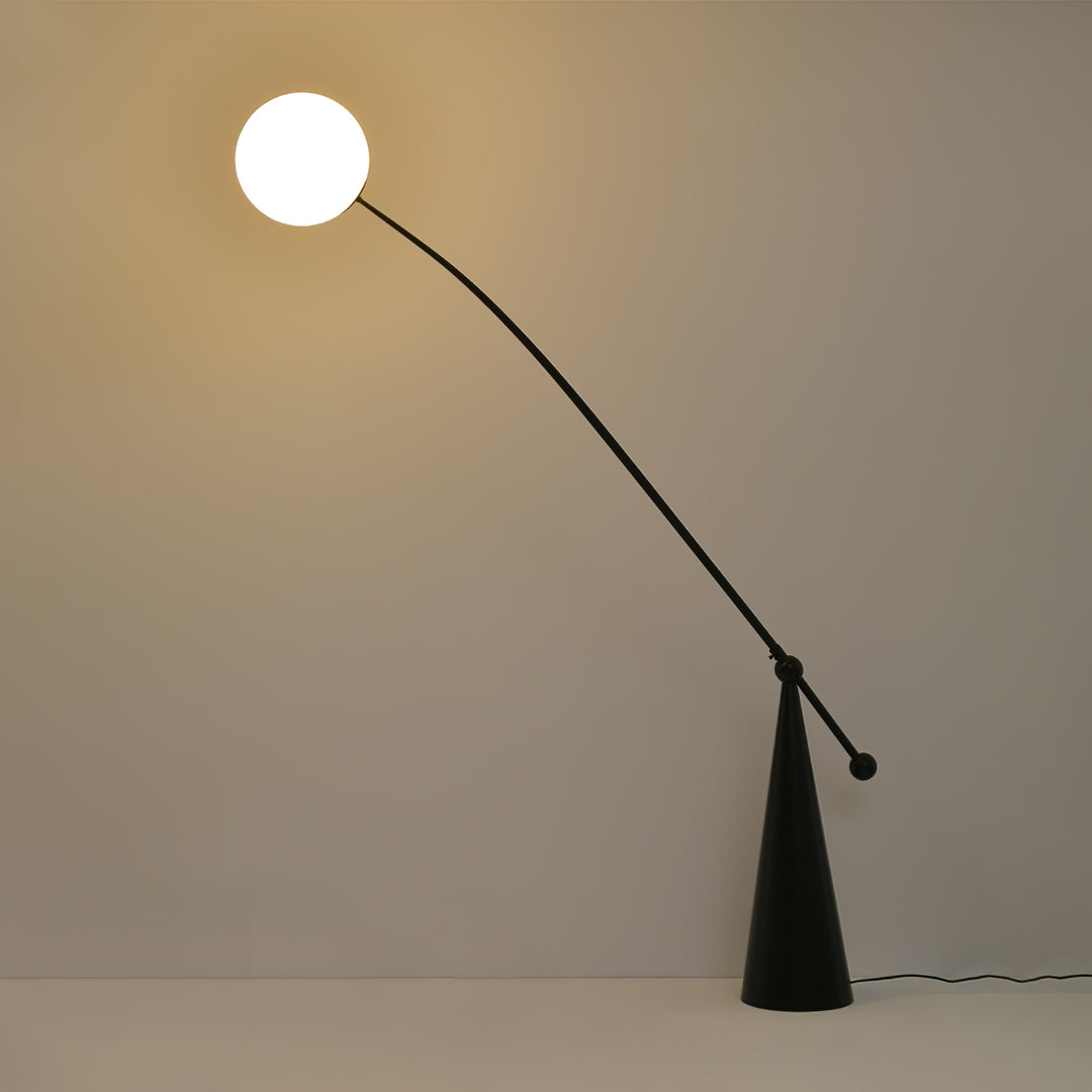 Opal Arc Floor Lamp - Vakkerlight