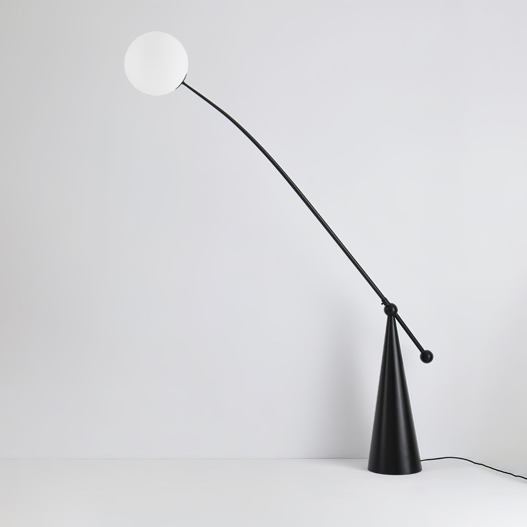 Opal Arc Floor Lamp - Vakkerlight