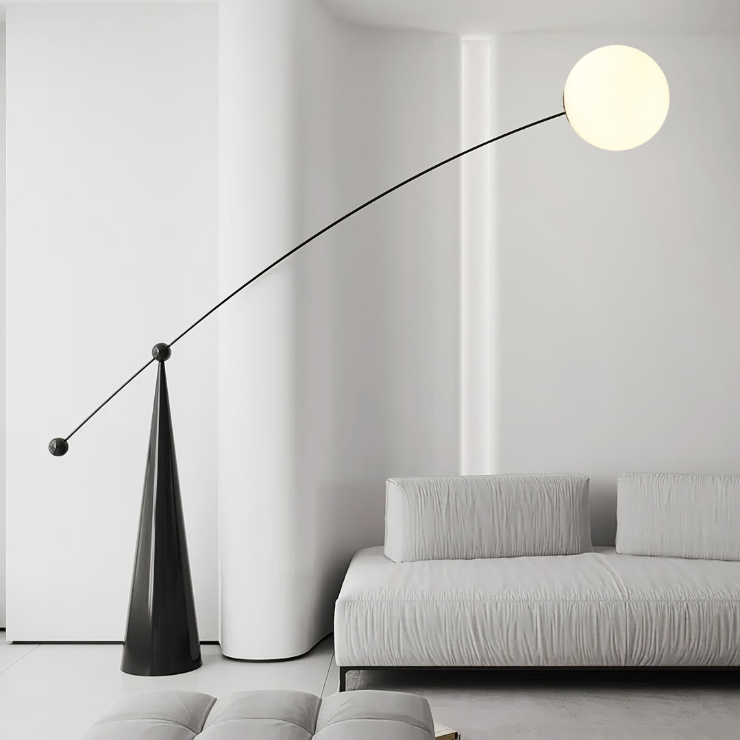 Opal Arc Floor Lamp - Vakkerlight